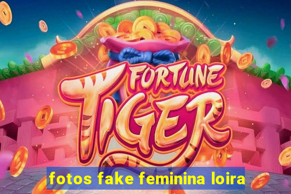 fotos fake feminina loira